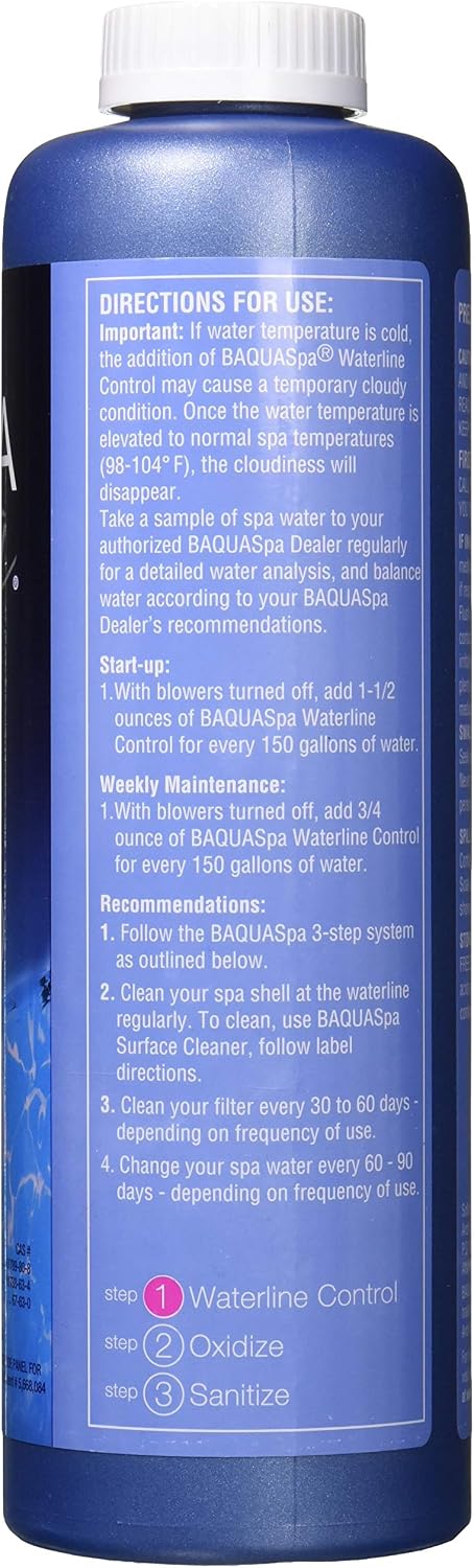 BaquaSpa #1 Waterline Control 32oz