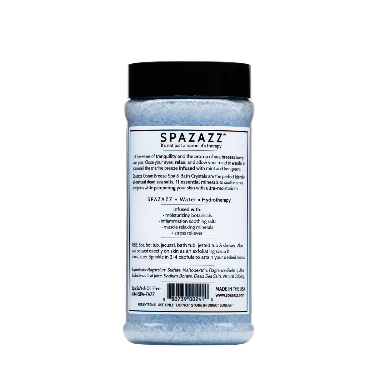 Spazazz 17 oz - Ocean Breeze - Tranquility