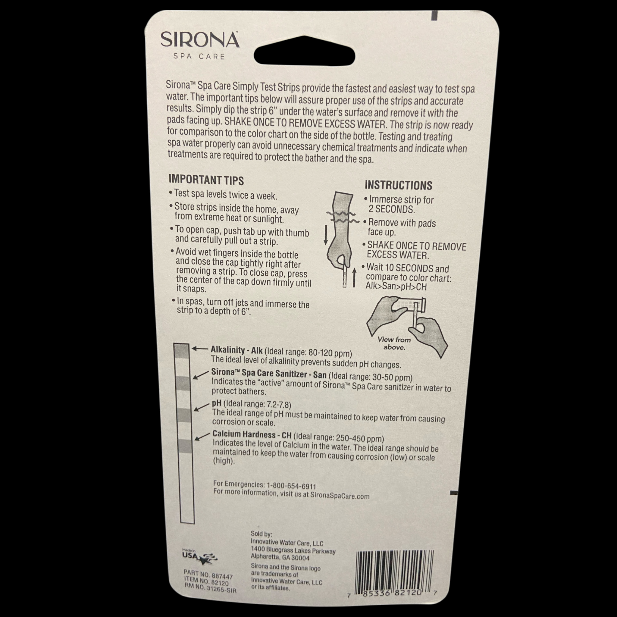 Sirona Simply Test Strips