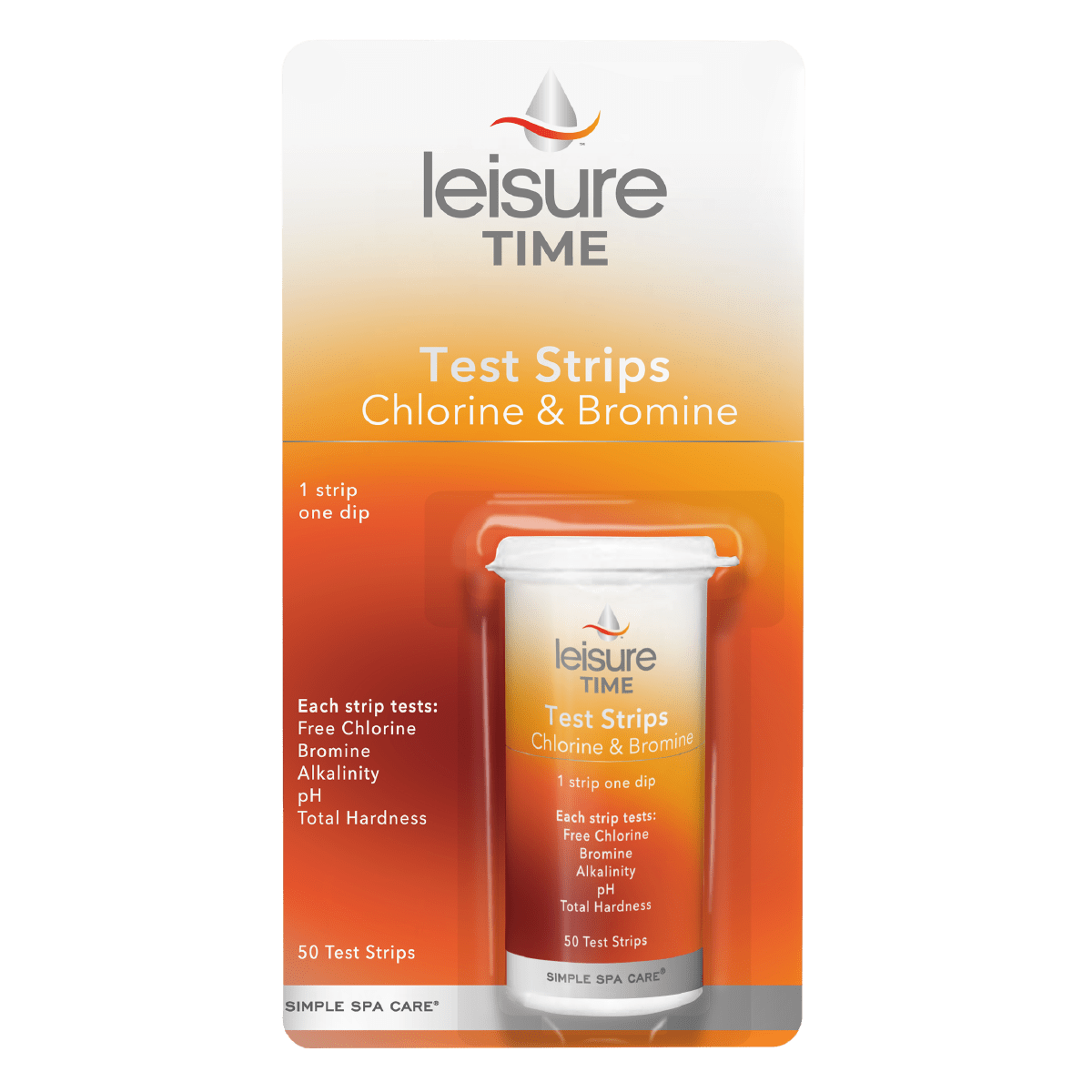 Test Strips for Hot Tubs - Tests Chlorine & Bromine