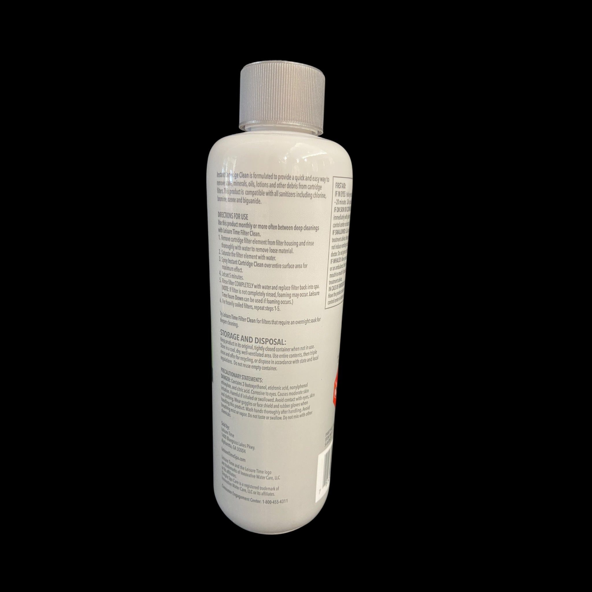 Leisure Time Instant Cartridge Clean 16 fl oz - Hot Tub & Spa Filter Cleaner