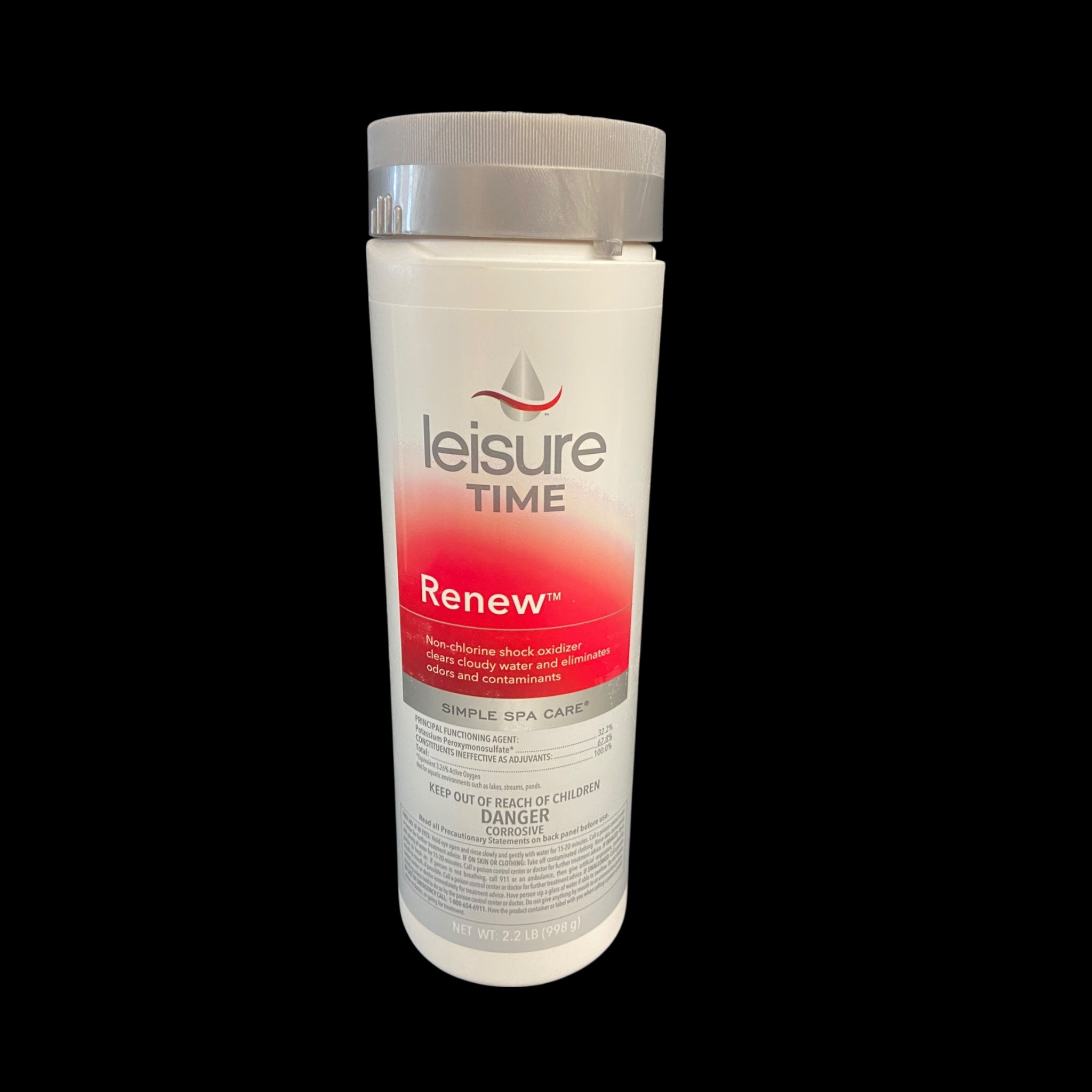 Leisure Time Renew Non-Chlorine Shock Oxidizer - Crystal Clear Spa Water Treatment